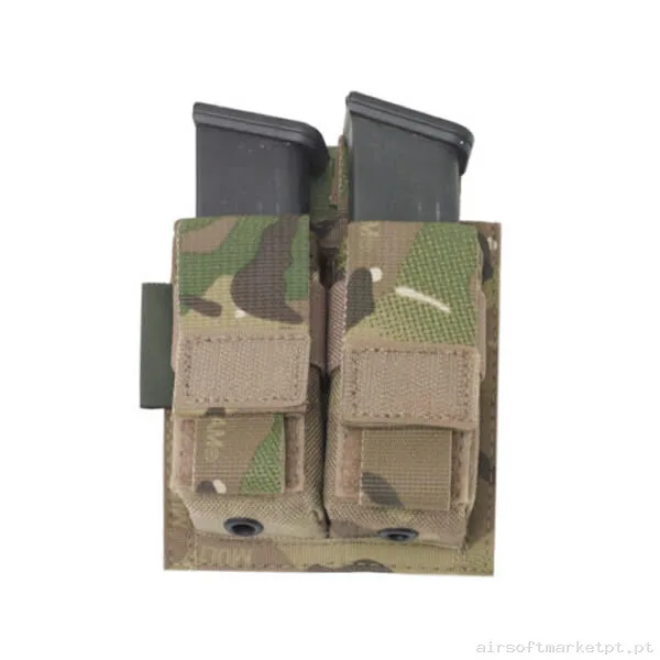 Pouch Magazine Pouch Doble Pistola 9mm Warrior Assault Direct Action multicam — Carregadores / Magazines — Airsoft Market PT