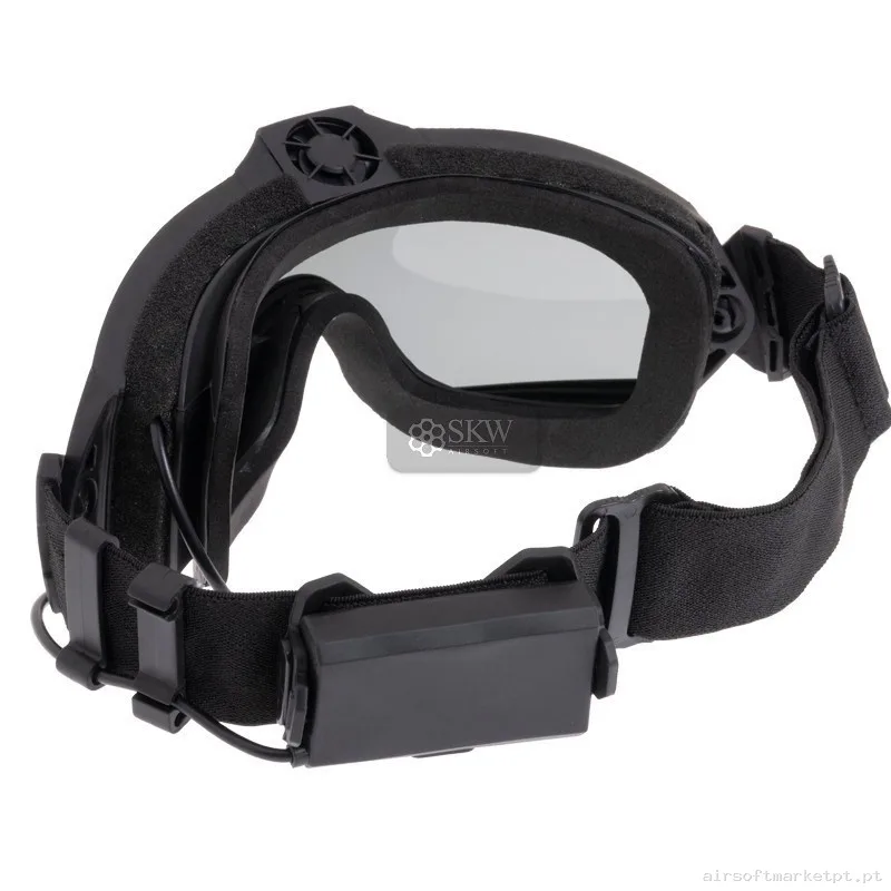 Gafas FMA con ventilador Central negras — Proteção Ocular & Facial — Airsoft Market PT (foto 2)