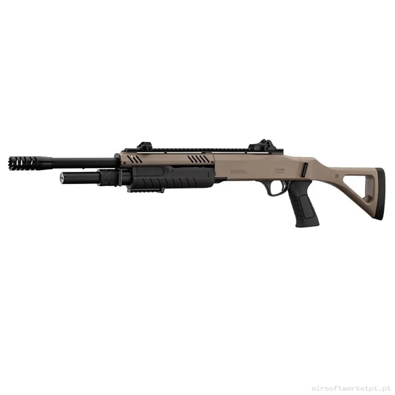 Escopeta Fabarm STF/12-18 Muelle 3 BBS Tan — Shotguns — Airsoft Market PT (foto 2)