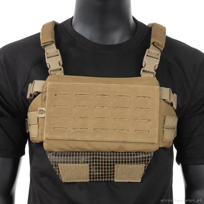 Chaleco Chest Rig Delta Tactics Speedsoft V1 Coyote — Coletes & Rigs — Airsoft Market PT (foto 2)