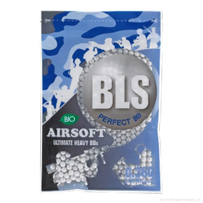 BBs Bio 0.36g Bls Ultimate Heavy Bio 1000 BBs Brancas — Munição (BBs) — Airsoft Market PT