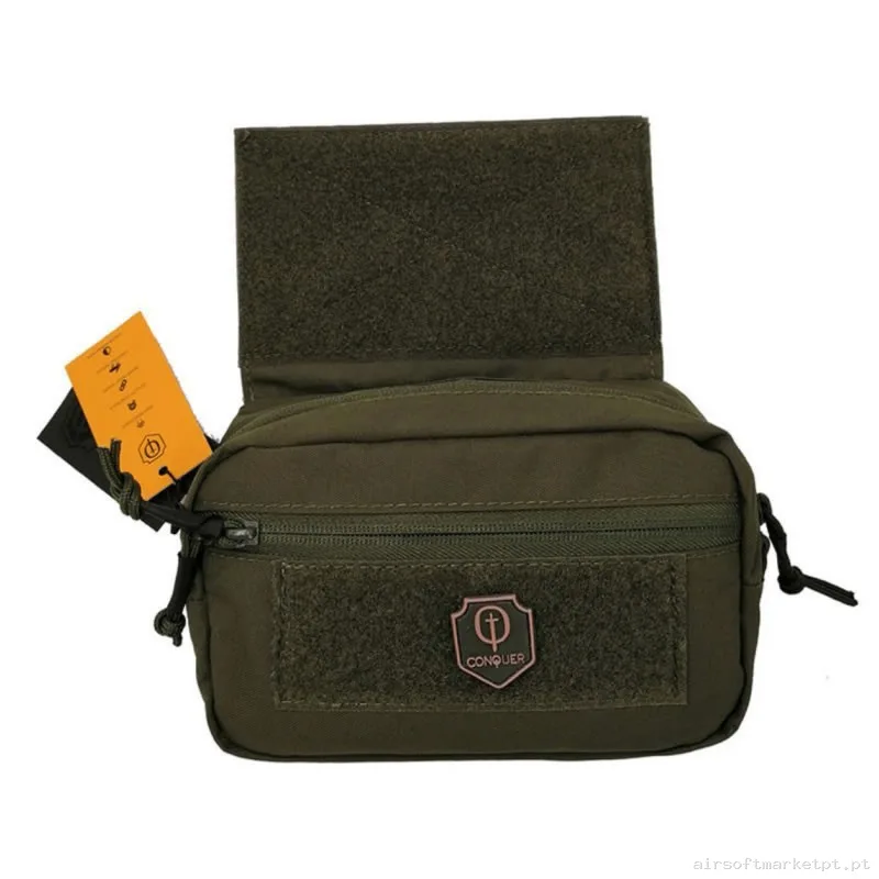 Pouch Abdominal DDU Conquer MK3 Ranger Green — Coletes & Rigs — Airsoft Market PT