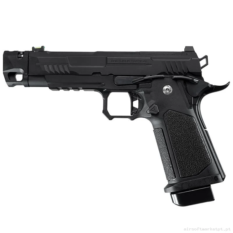 Réplica GBB Pistola Hi-Capa 4.3 Arcturus Vanguard 4.3" Optics Ready & Compensator negra — Pistolas — Airsoft Market PT