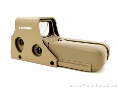 Mira Holográfica 552 Raccoon Tan — Lanternas & Lasers — Airsoft Market PT (foto 2)