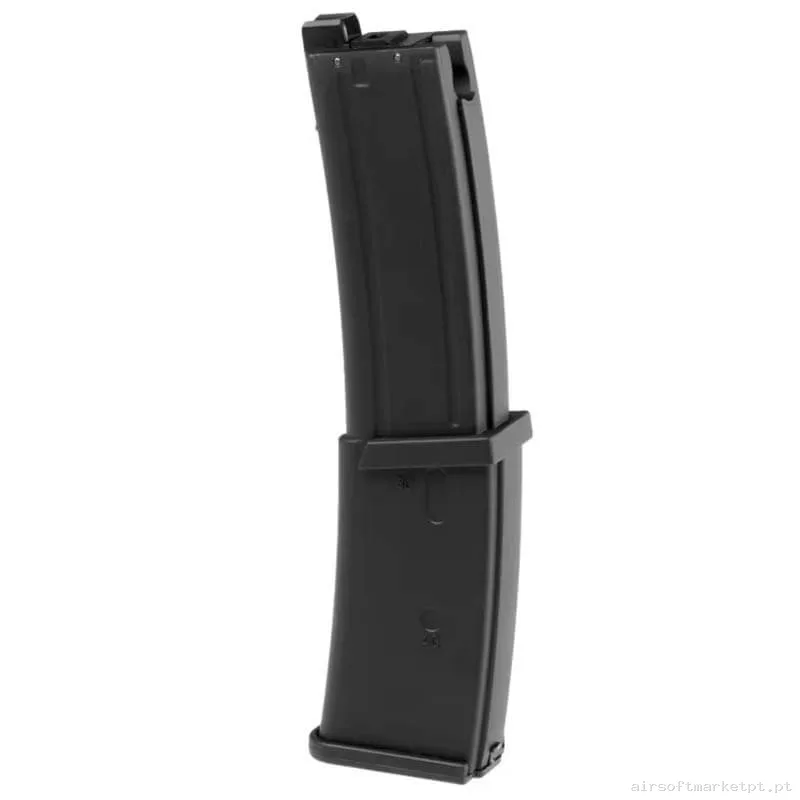 Magazine Réplica Lowcap Mp7 GBB Umarex Metálico 40 Bbs negro — Carregadores / Magazines — Airsoft Market PT