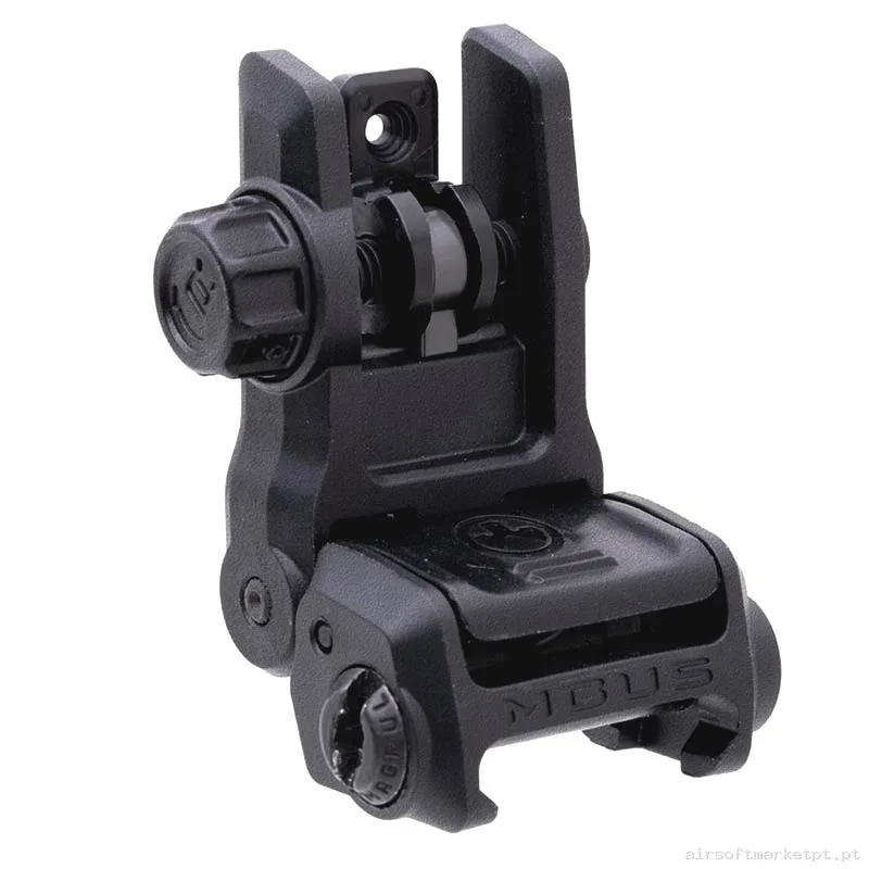 Mira Alza Abatible Magpul Mbus 3 Rear Back-Up Sight negra — Miras & Ópticas — Airsoft Market PT