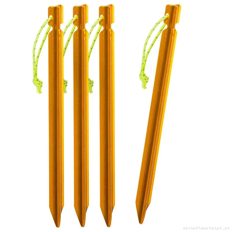 Estacas de Alumínio Helikon-Tex Tarp Naranja (Pack 4) — Outros — Airsoft Market PT
