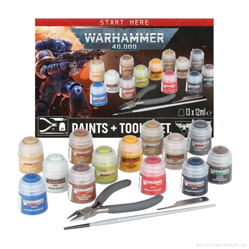 Caja de pinturas y herramientas : Warhammer 40,000 — Outros — Airsoft Market PT