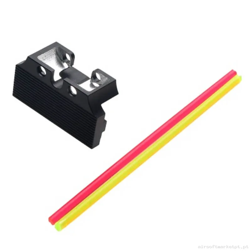 Externo Pistola Alza Trasera Cowcow Fiber Optic for Hi-Capa Rear Sight — Acessórios & Componentes — Airsoft Market PT