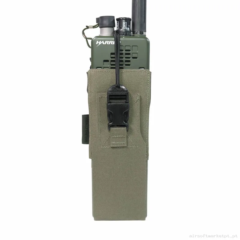 Pouch Portaradio Warrior Assault Laser Cut Mbitr/Harris Radio Verde Ranger — Coletes & Rigs — Airsoft Market PT