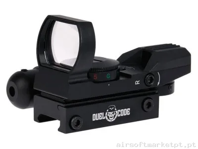 Mira Red Dot Láser Duel Code — Lanternas & Lasers — Airsoft Market PT