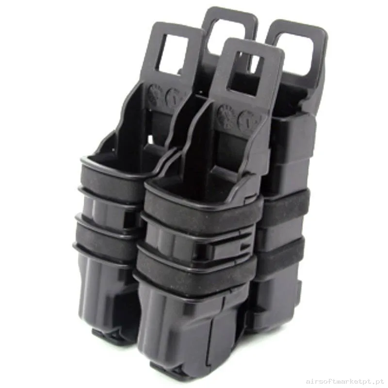 Pouch Magazine Pouch Fastmag Doble Pistola + 1x M4 Fma negro — Coletes & Rigs — Airsoft Market PT