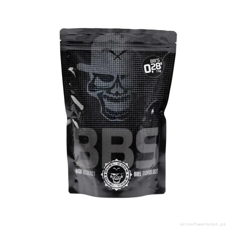 BOLAS DUEL CODE 0,28 G BLANCAS 1KG NO BIO — Munição (BBs) — Airsoft Market PT