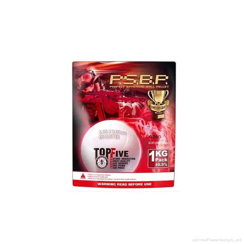 Bolas 0,20g G&g 5000 Bbs Blancas — Munição (BBs) — Airsoft Market PT