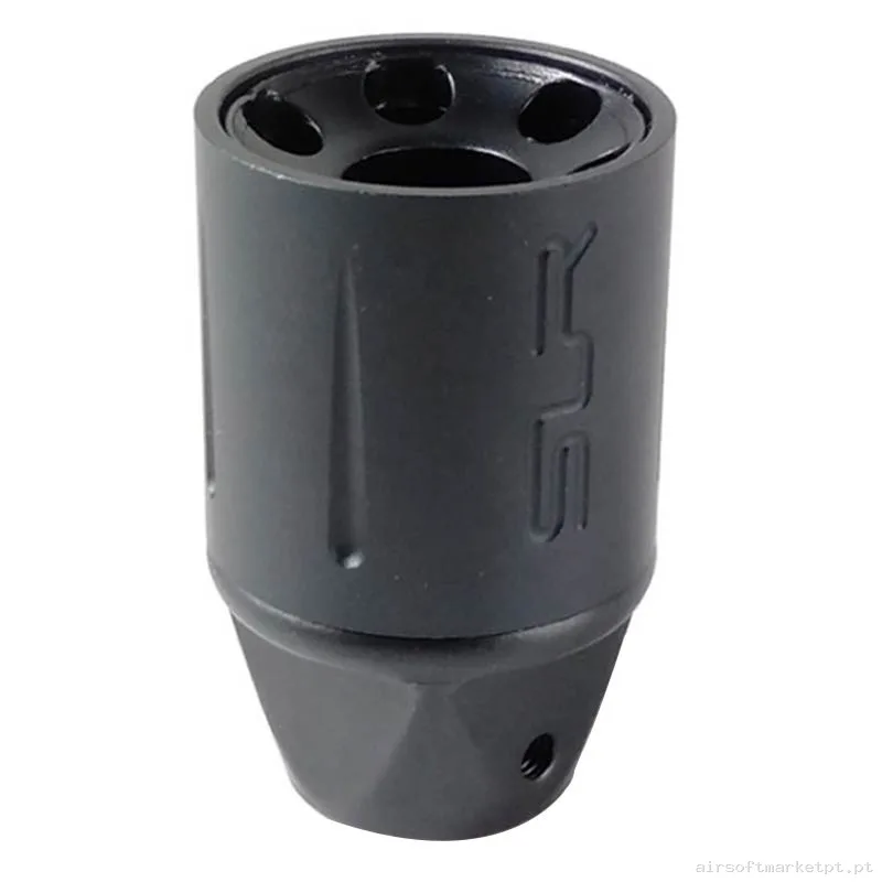 Externo Quebra-chamas Oem Smc Metálica 14mm- negra — Acessórios & Componentes — Airsoft Market PT