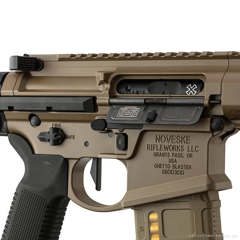 Réplica GBB Double Eagle MWS Ghetto Blaster 7″ Noveske Verde — Rifles de Assalto (AR/M4/AK) — Airsoft Market PT (foto 4)