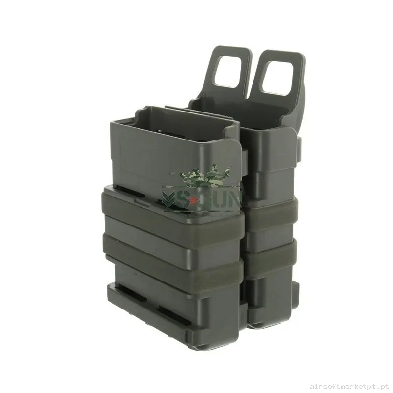 Portacargador Fastmag Doble M4 Verde OD — Coletes & Rigs — Airsoft Market PT
