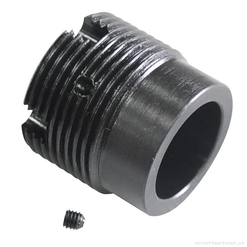 Externo Adaptador de Rosca 14mm a 24mm LCT negro — Acessórios & Componentes — Airsoft Market PT