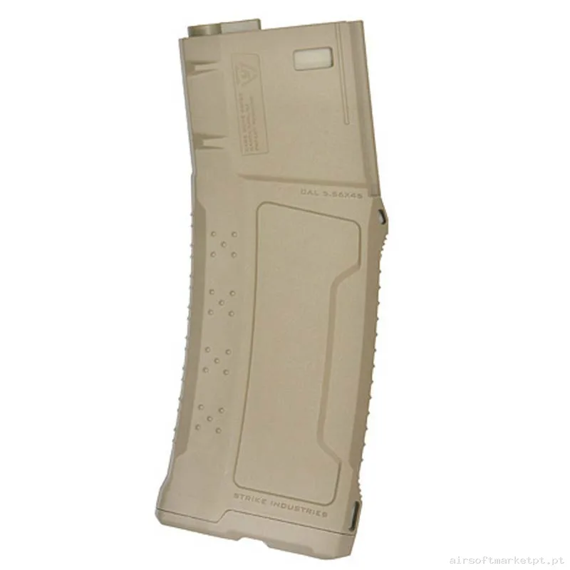 Magazine Réplica Midcap M4 Cyma Strike Industries Polímero 210 Bbs tan — Carregadores / Magazines — Airsoft Market PT