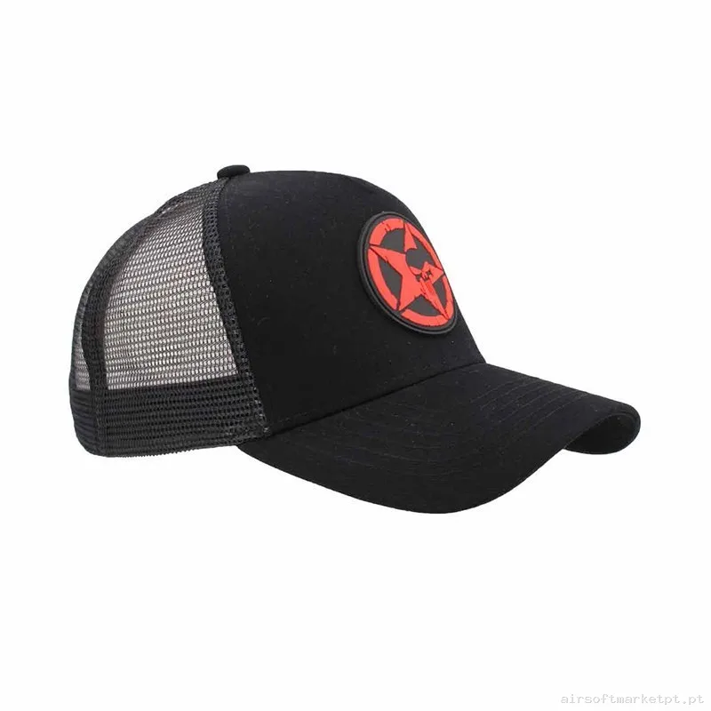 Gorra Ajustable Rejilla Punisher Inmortal Negra — Proteção Ocular & Facial — Airsoft Market PT (foto 2)