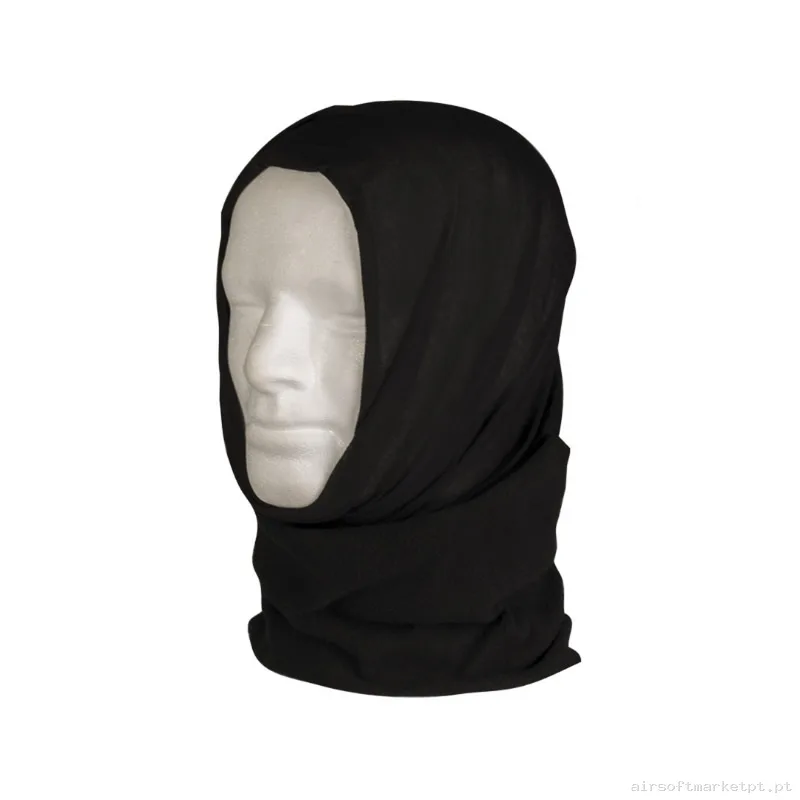 Balaclava Mil-Tec Multi Function Headgear Versão de Inverno preta — Proteção Ocular & Facial — Airsoft Market PT