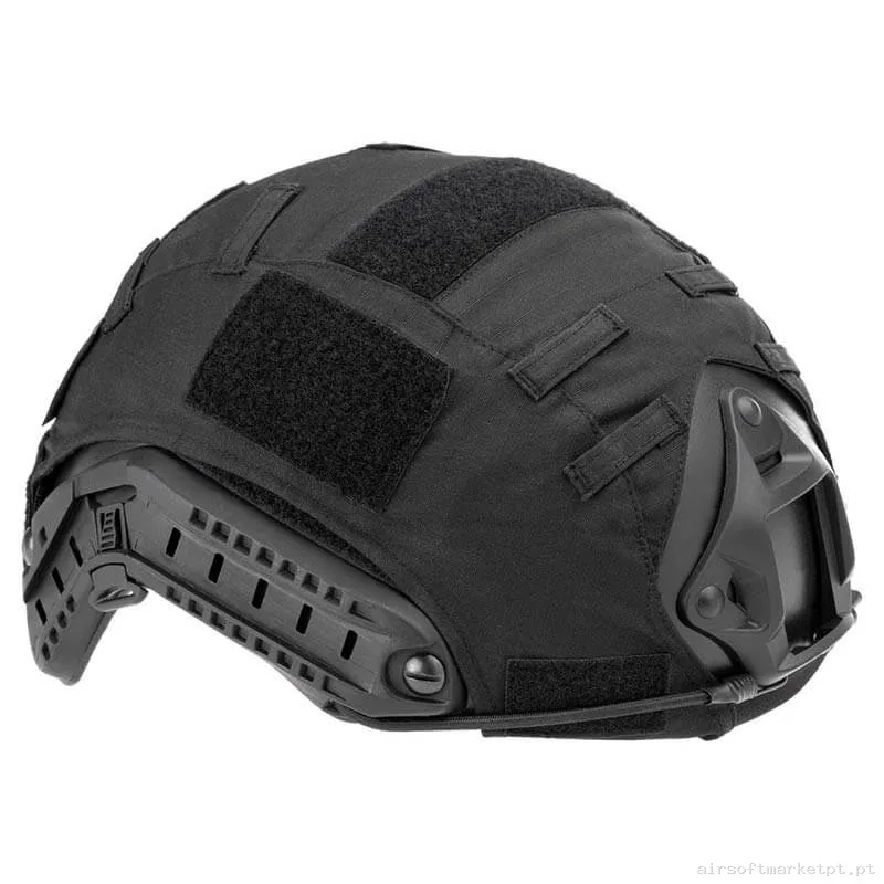 Cobertura de capacete Fast Velcro Invader Gear Mod 2 preta — Capacetes — Airsoft Market PT