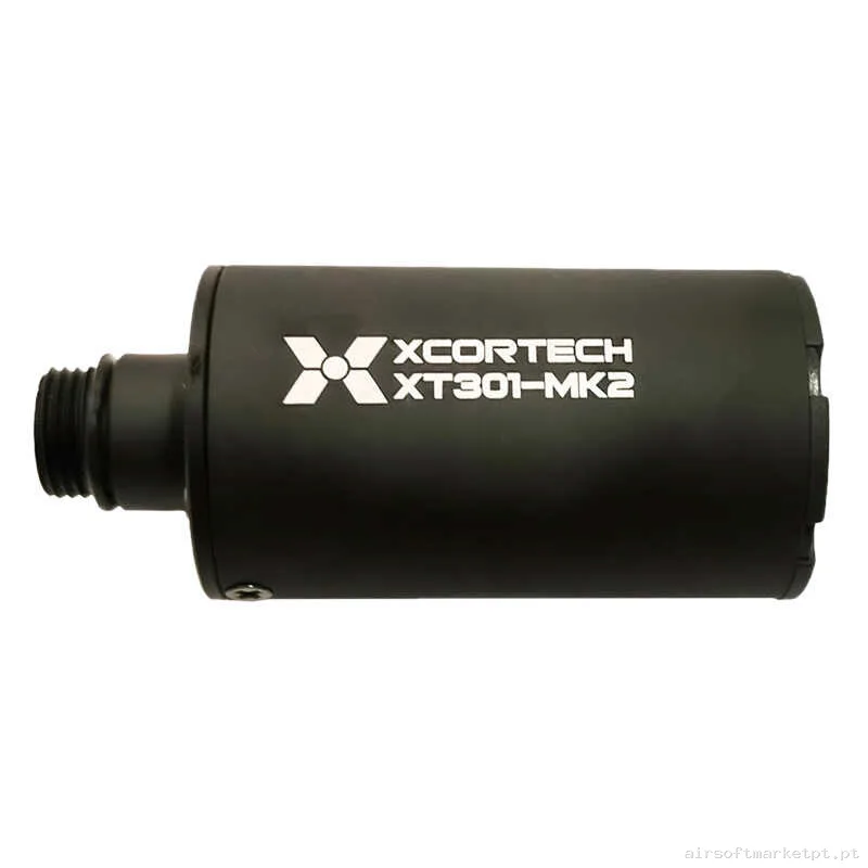 Externo Supressor Trazador Xcortech Xt301 Mk2 Uv Tracer negro (Red Version) — Acessórios & Componentes — Airsoft Market PT