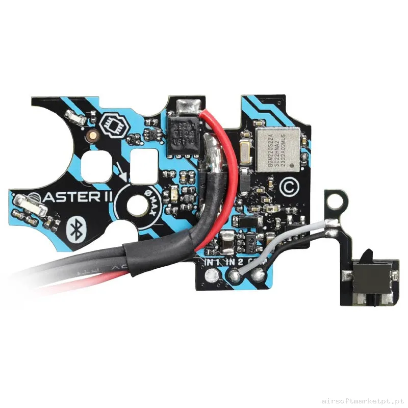Interno Gatilho Electrônico Gate Aster II Bluetooth Ver.2 Expert G&G G2 Cabos Traseiro com Quantum Trigger 2 — Peças Internas (AEG) — Airsoft Market PT