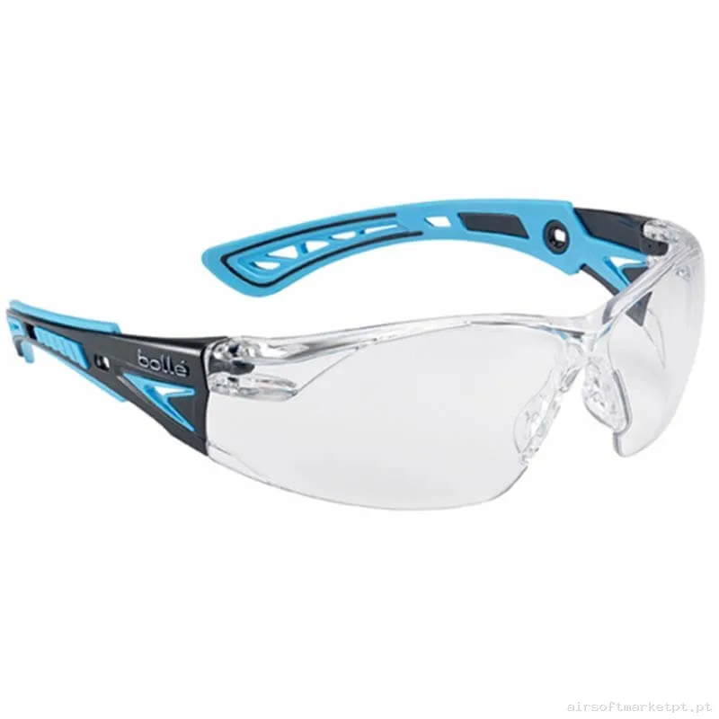 Óculos Bolle Rush+ Pc Transparentes Celeste — Proteção Ocular & Facial — Airsoft Market PT