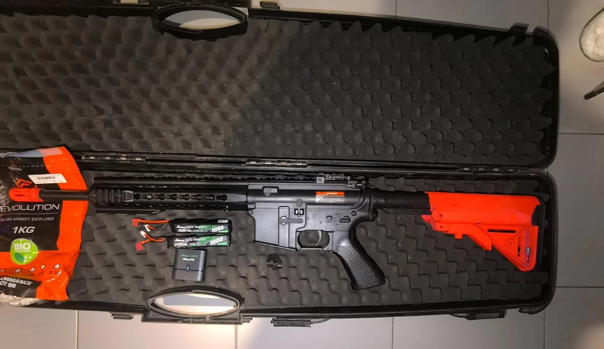 Lote airsoft m16