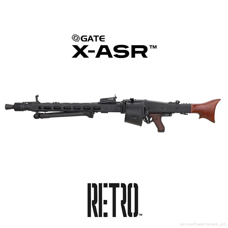 Ametralladora Specna Arms Mg42 Retro Aeg X-Asr Y Trazador — Rifles de Assalto (AR/M4/AK) — Airsoft Market PT