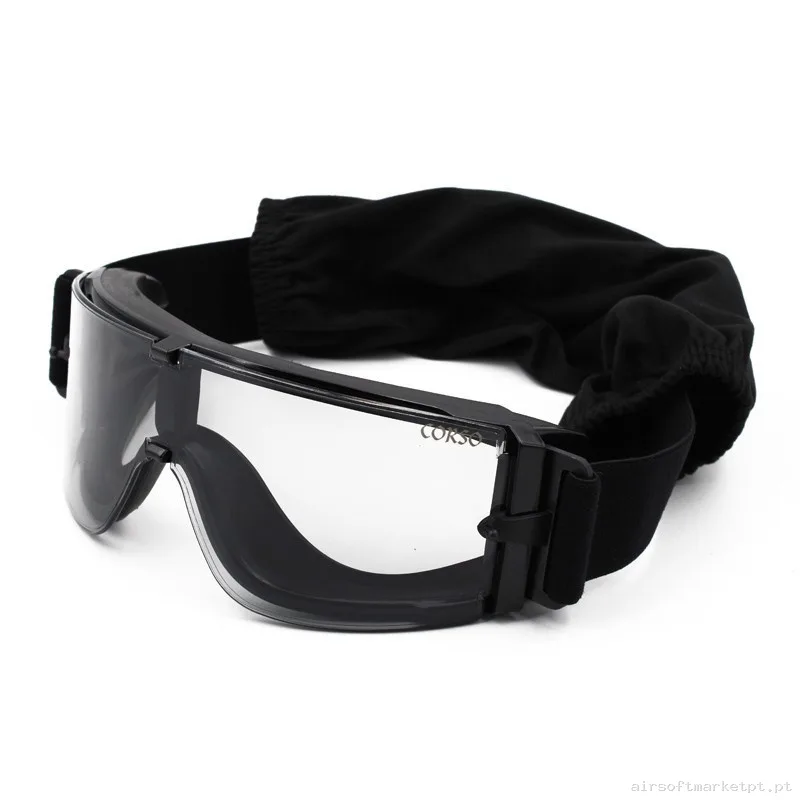 Gafa Corso Revenge X800 Con funda + 3 Lentes Intercambiables Negra — Proteção Ocular & Facial — Airsoft Market PT (foto 4)