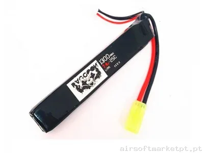 Batería LI-PO 7,4/1300 Raccoon — Baterias & Carregadores — Airsoft Market PT