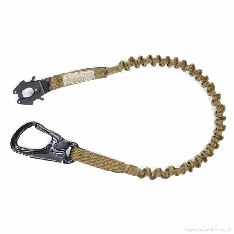 Correa Tática Lifeline Warrior Assault Frog Tango Personal Retention Lanyard coyote tan — Gear Táctico — Airsoft Market PT