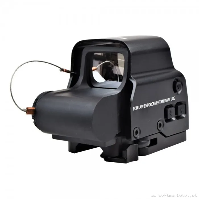 Mira Holográfica vermelho/Verde Js Tactical 553 JS-555B preta — Miras & Ópticas — Airsoft Market PT