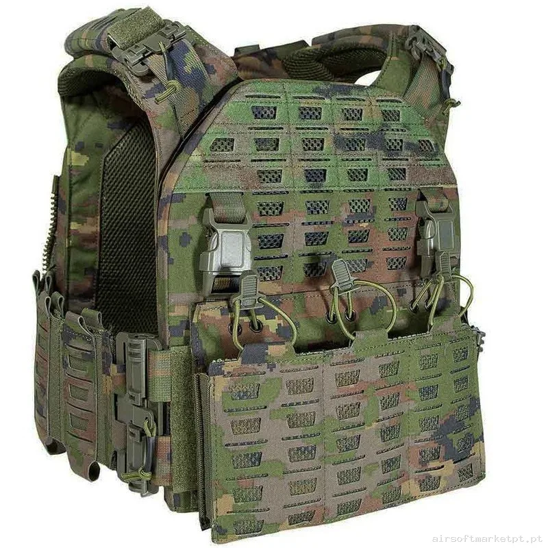 Chaleco Corso Drake MK4 Pixelado Boscoso — Coletes & Rigs — Airsoft Market PT