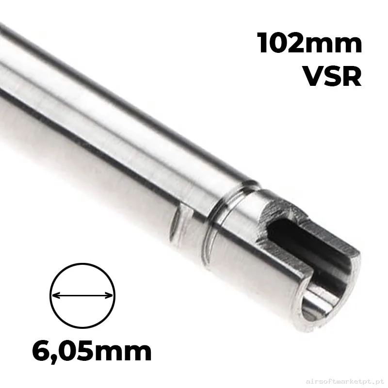 Interno Cano Precisão VSR 6.05 102mm Lambda Five GBB para Tokyo Marui Glock 34 — Peças Internas (AEG) — Airsoft Market PT