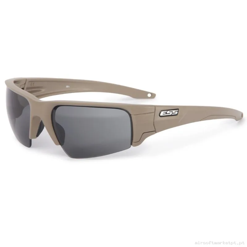 Óculos Ess Crowbar Tactical 2 Lentes (Fumê/Transparente) tan — Proteção Ocular & Facial — Airsoft Market PT