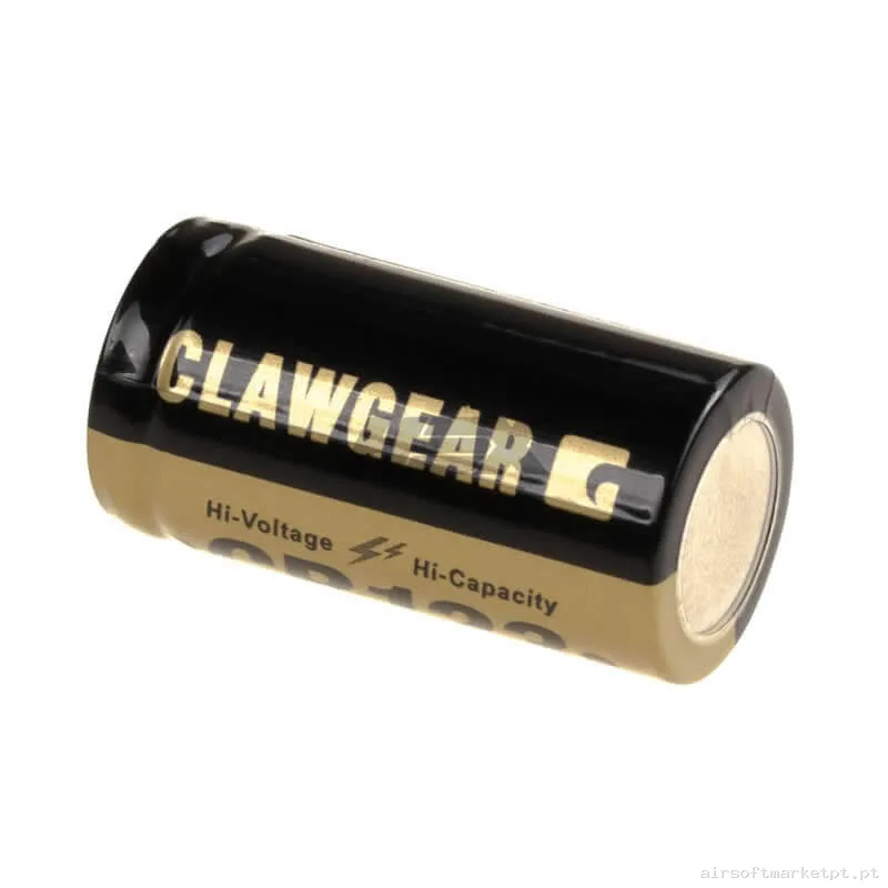 Pila Litio Cr123a Clawgear — Baterias & Carregadores — Airsoft Market PT