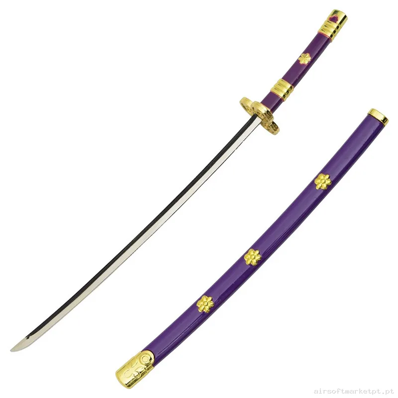 Katana Ornamental Mini Estilo One Piece Zskey8 (Com Suporte) — Ferramentas — Airsoft Market PT