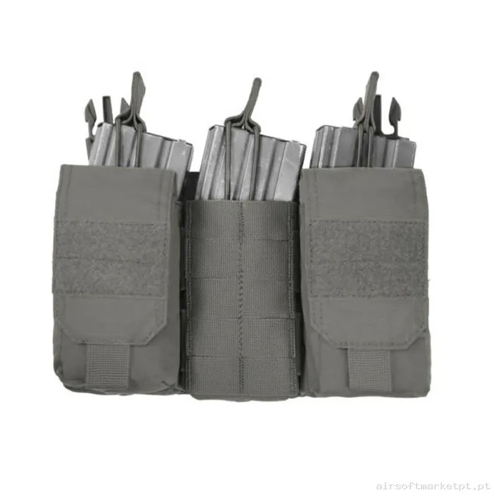 Pouch Magazine Pouch Triplo M4/Ak Warrior Assault Open Top Dfp Mk1 Ranger Green — Coletes & Rigs — Airsoft Market PT