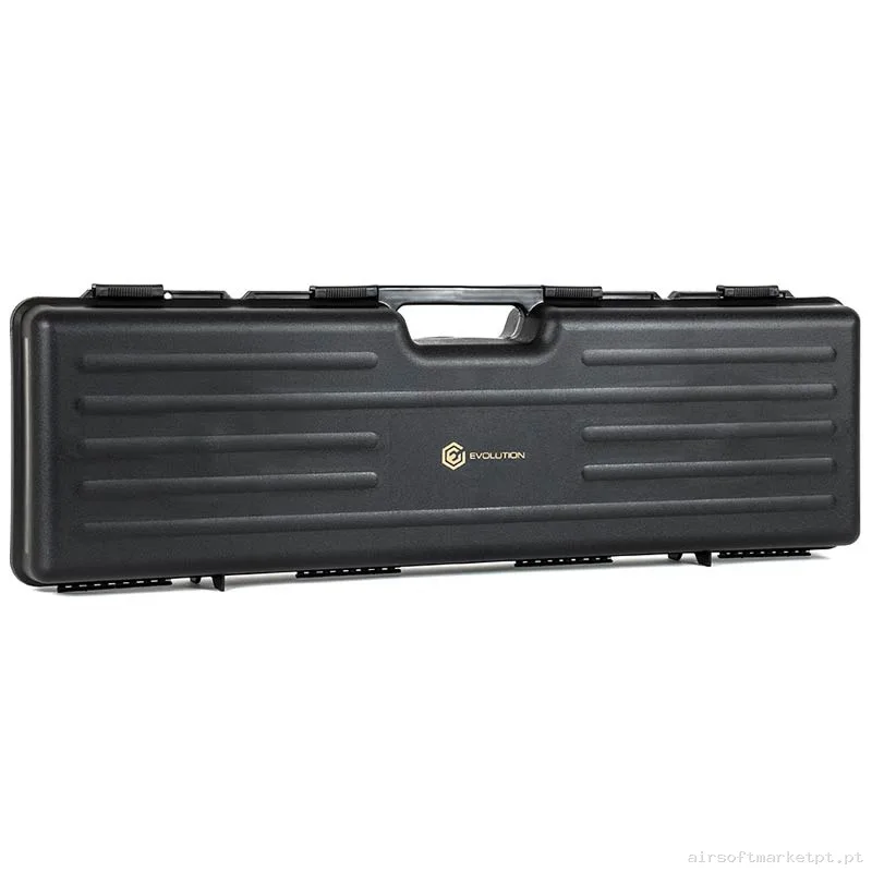 Maleta Rígida Porta Fusís Evolution Rifle Hard Case Ea0503rc 81 Cm preto — Sacos & Mochilas — Airsoft Market PT