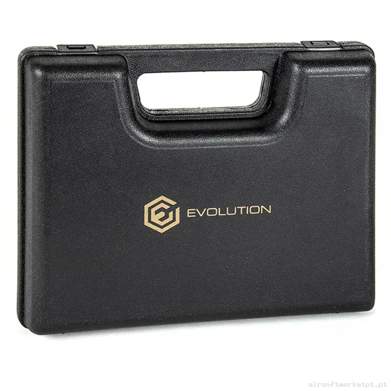Maleta Rígida Porta Pistola Evolution Pistol Hard Case Ea0518pc 22 Cm preto — Sacos & Mochilas — Airsoft Market PT
