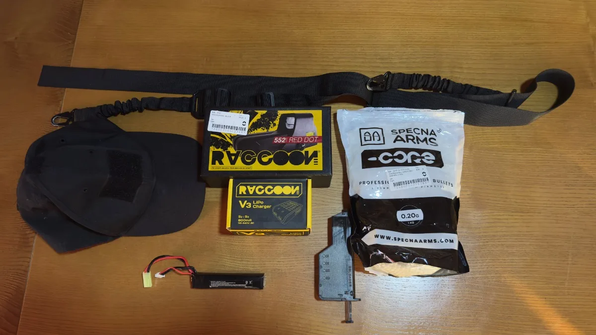 Vendo Kit Completo de Airsoft – Pronto a Jogar! — Rifles de Assalto (AR/M4/AK) — Airsoft Market PT (foto 4)