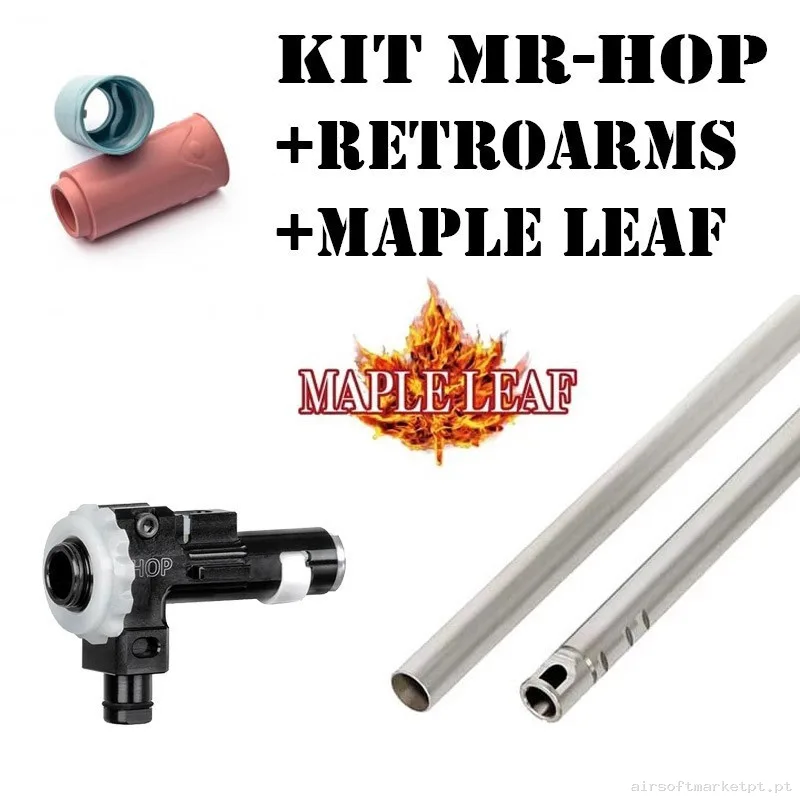 KIT MR-HOP+RETROARMS+MAPLE LEAF — Outros — Airsoft Market PT