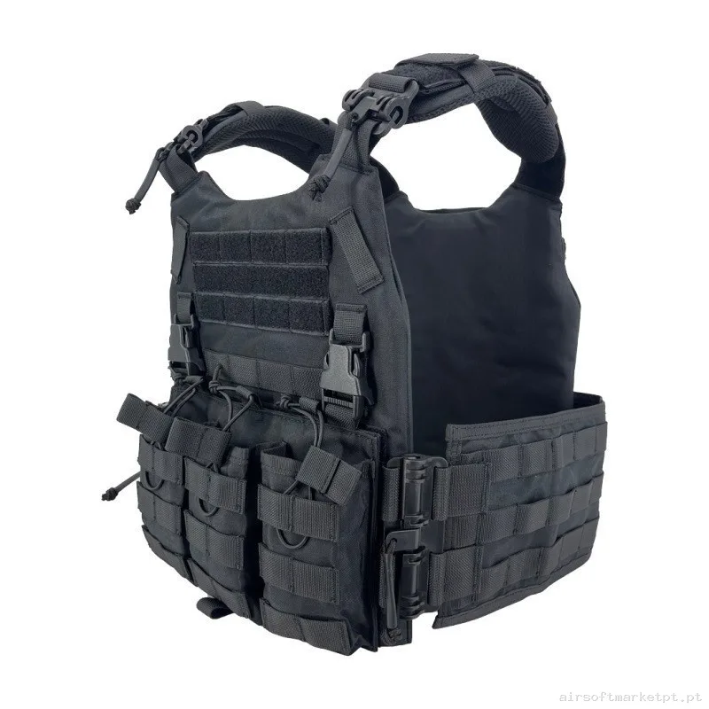 CHALECO FCS SIXMM NEGRO — Coletes & Rigs — Airsoft Market PT