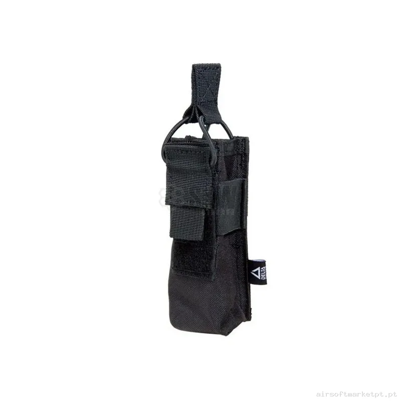 Pouch Portacargador MP5/MP7/MP9 Simple Negro - Delta Tactics — Coletes & Rigs — Airsoft Market PT