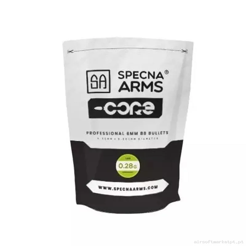 Bolas Specna Arms Core 0.28g Bio 1kg Blanca — Munição (BBs) — Airsoft Market PT