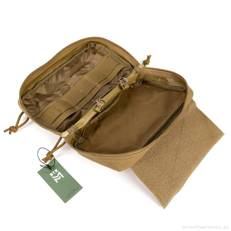 Pouch DDU Abdominal Velcro Sixmm Tan — Coletes & Rigs — Airsoft Market PT (foto 3)