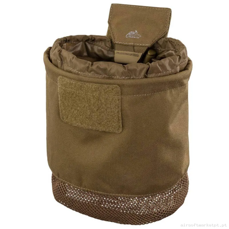 Pouch Bolsa Descarga Enrollable Helikon-Tex Competition Dump coyote — Coletes & Rigs — Airsoft Market PT